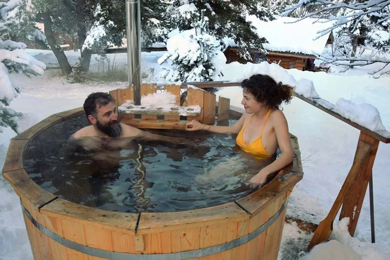 Quelles précautions prendre avec un bain nordique en hiver ?
